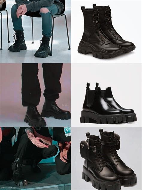 prada boots jungkook|Prada Boots for Women .